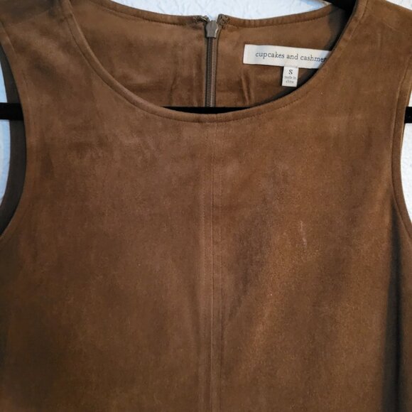 Faux Suede Mini Dress - Picture 2 of 5